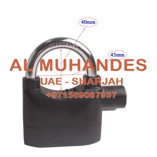 Alarm Padlock / Lock for Motorcycle Scooter Quad Bike