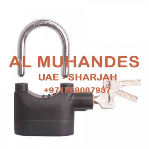 Alarm Padlock / Lock for Motorcycle Scooter Quad Bike