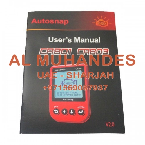 Autosnap CR803 JOBD Code Reader Red
