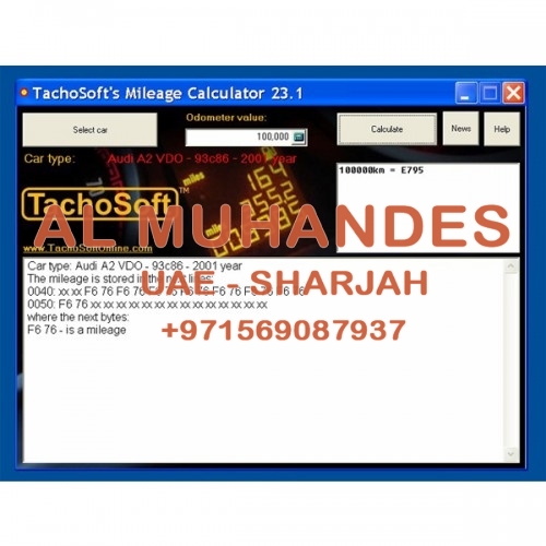 Newest Tachosoft Mileage Calculator V23.1
