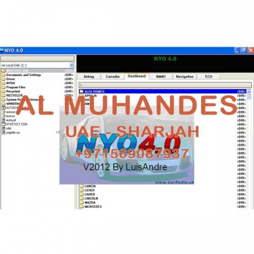 New NYO V4.0 Full for Odometer RadioCar Airbag Navigator