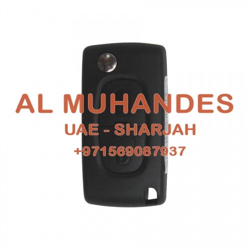 Remote Key 2 Button with ID46 Chip For Original Peugeot 307 Flip