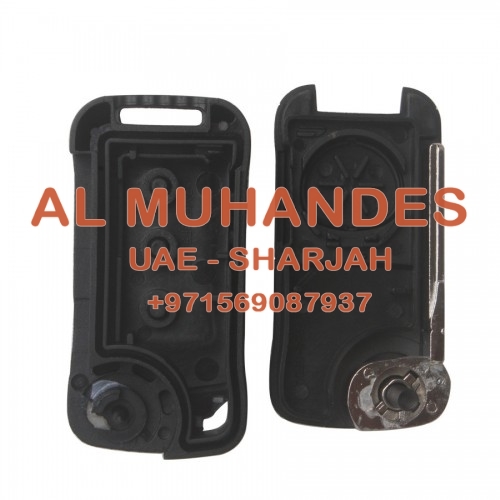 Flip Remote Key Shell 3 Button for Porsche