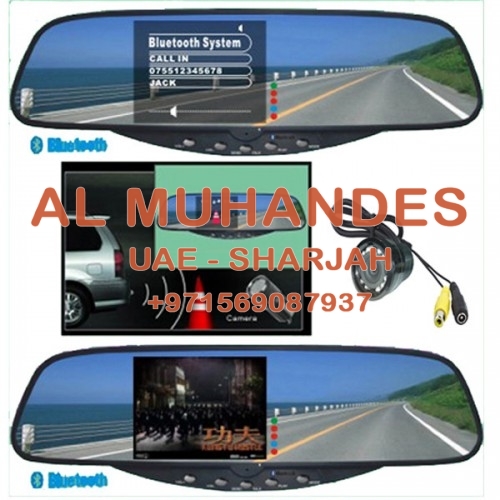 3.5"TFT Bluetooth Handsfree Kits--Bluetooth Stereo Hands-Free Rearview Mirror