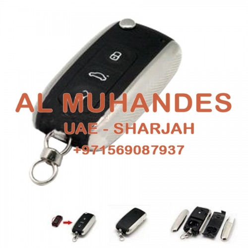 Modified Remote Key Shell 3 Button For New Porsche Cayenne