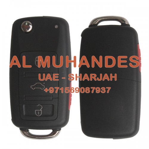 3 Button ID46 Remote Key 433MHZ For VW Touareg 2008