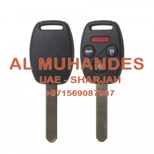 Remote Key (3+1) Button And Chip For 2005-2007 Honda