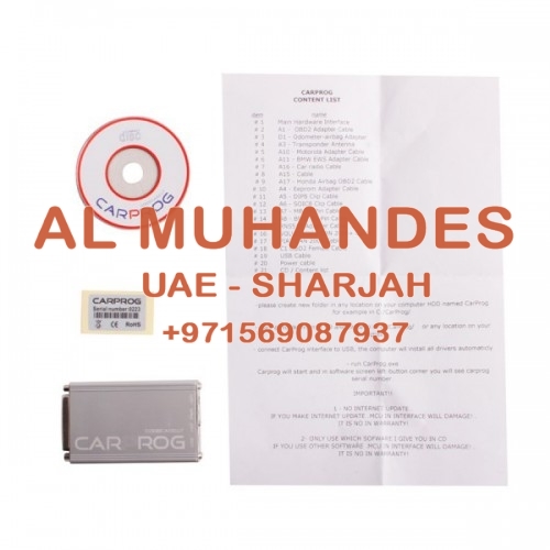 Carprog Full V10.93 with 21 Adapter Support Airbag Reset, Dash, IMMO, MCU/ECU