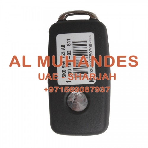 Remote Key 5KO 959 753N 434MHZ 3 Button for VW