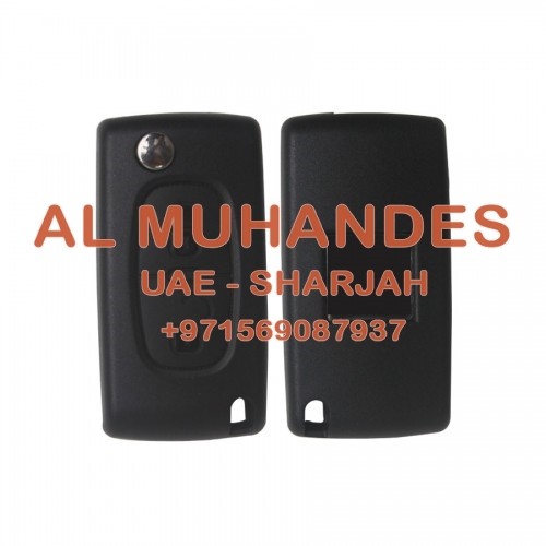 Flip Remote Key 2 Button With ID46 Chip for Peugeot 307