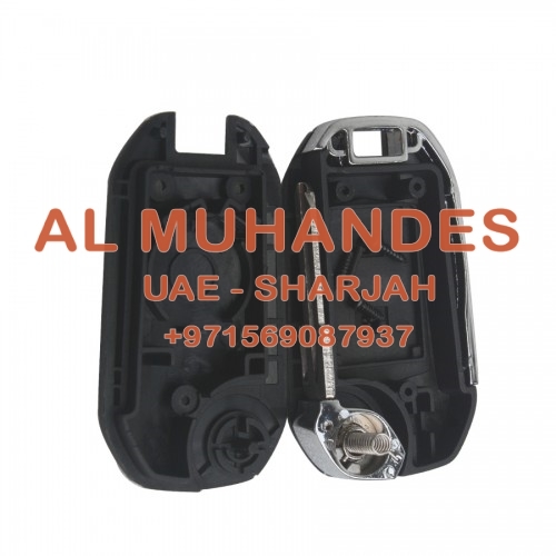 Modified Flip Remote Key Shell 2 Button (HU46) for Opel 5pcs/lot
