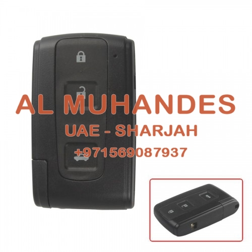 Smart Key Shell 3 Button (With Key Blade ) For Toyota Crown