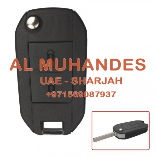 Remote Key Shell 2 Button VA2 For Peugeot Modified Flip 5pcs/lot