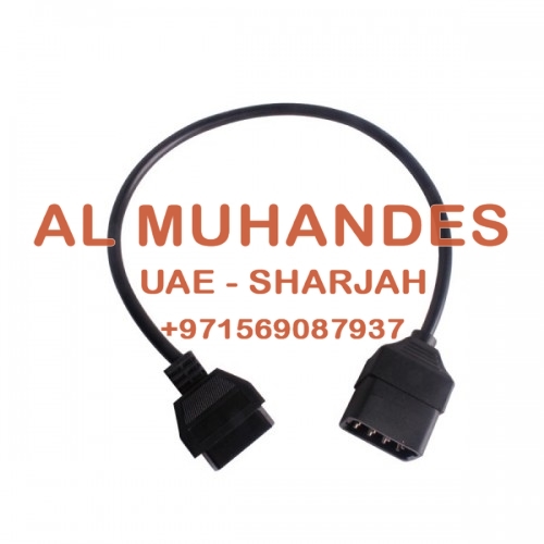 Renault 12 Pin OBD to OBD2 Female Connector Adapter