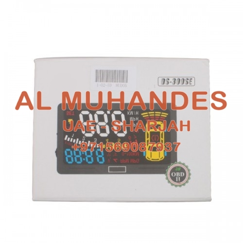 DS-300SE OBD II Heads Up Display HUD MILE KM Rpm Speed Overspeed Warning Battery Voltage Water Temp