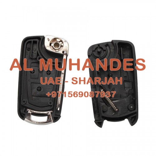 Modified Flip Remote Key Shell 3 Button(HU46) for Opel 5pcs/lot