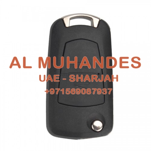 Modified Flip Remote Key Shell 2 Button (HU100A) for Opel 5pcs/lot