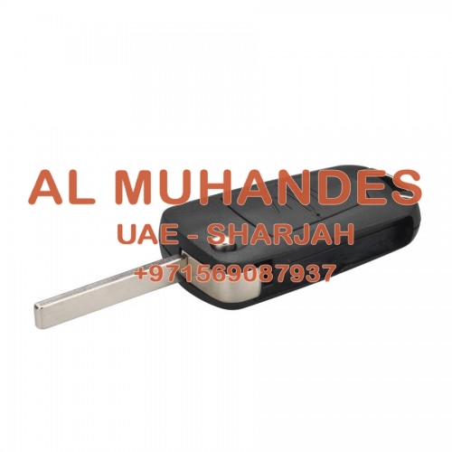 Modified Flip Remote Key Shell 2 Button (HU100A) for Opel 5pcs/lot