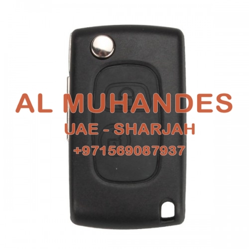 Modified Flip Romote Key Shell 2 Button VA31 for Citroen 5pcs/lot