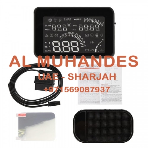 4 " Smart Voice HEAD UP DISPLAY With OBD2 Interface KM/h & MPH Speeding Warning W03 (with OBD line)