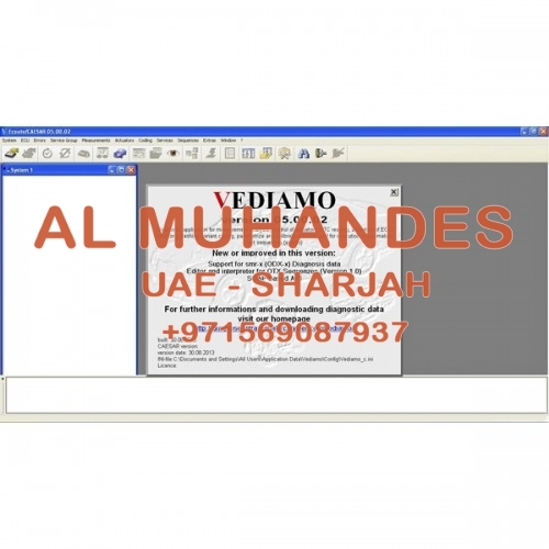 Vediamo V05.00.05 Development and Engineering Software for MB SD C4 Suitable for All Serial Numbers Not Including Database