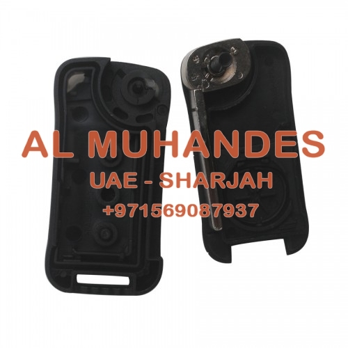 Flip Remote Key Shell 2 Button for Porsche