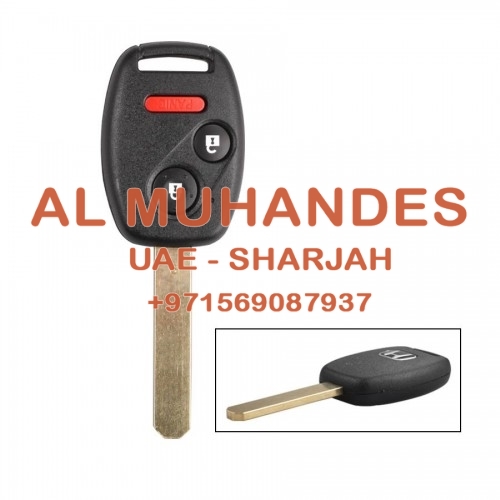 2005-2007 Remote Key (2+1) Button and Chip Separate ID:8E (433 MHZ) for Honda