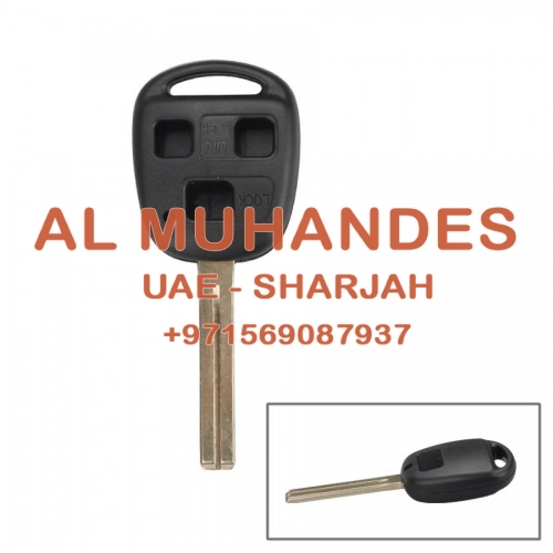 Remote Key Shell 3 Button without Logo TOY48(Long) For Lexus 5pcs/lot
