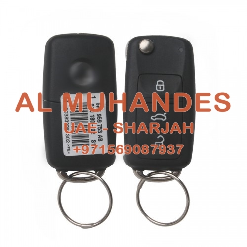 Remote Key 5KO 959 753AB 433mhz 3 Button for VW