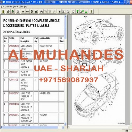 Repair Workshop Service Manual EPC ASSIST IETIS 2010 for Bentley