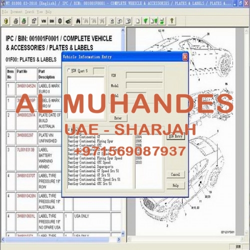 Repair Workshop Service Manual EPC ASSIST IETIS 2010 for Bentley