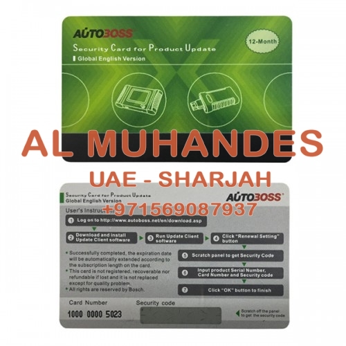 Autoboss V30/V30 Elite Security Card for One Year Online Update Global Version