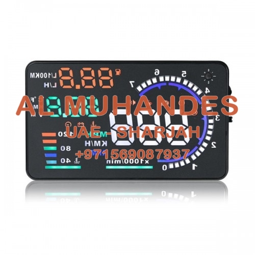 5.5" Large Screen Car HUD Head Up Display With OBD2 Interface Plug & Play A8