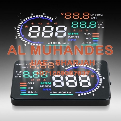 5.5" Large Screen Car HUD Head Up Display With OBD2 Interface Plug & Play A8