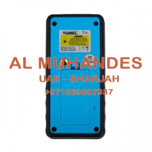 Tuirel T70 Handheld 70m/229ft/2755in Laser Distance Meter Range Finder Measure Instrument Diastimeter Ship From HK/US