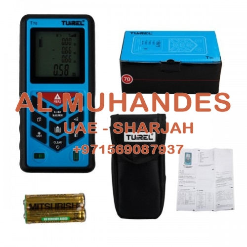 Tuirel T70 Handheld 70m/229ft/2755in Laser Distance Meter Range Finder Measure Instrument Diastimeter Ship From HK/US
