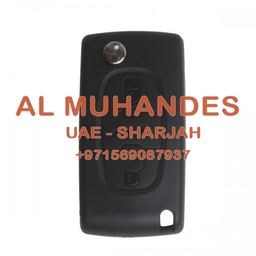 Flip Remote Key 3 Button Made in China For Peugeot 307