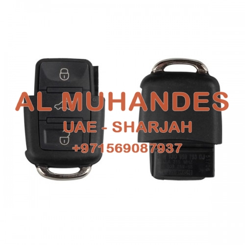 Remote Shell 3 Button For VW 5pcs/lot