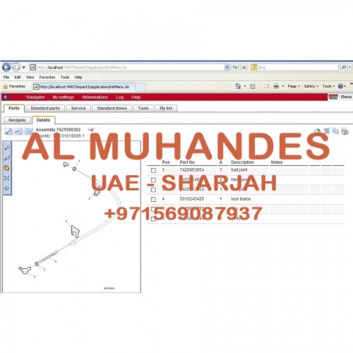 Renault Trucks Impact 2015A Spare Parts Catelogue