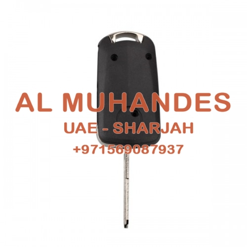 New Modified Flip Remote Key Shell 2 Button (HU46) for Opel 5pcs/lot