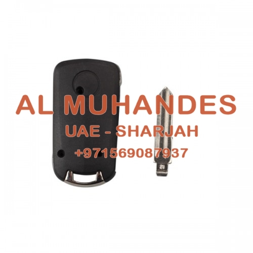 New Modified Flip Remote Key Shell 2 Button (HU46) for Opel 5pcs/lot