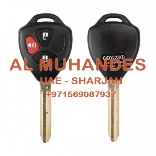 Camry Key Shell 3 Button for Toyota 5pcs/lot