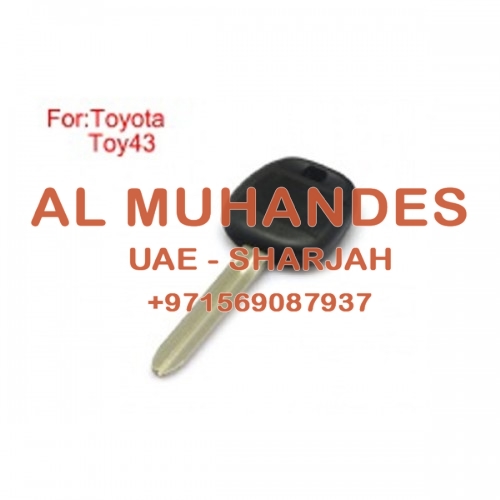 Transponder Key Shell TOY43 for Toyota 10pcs/lot
