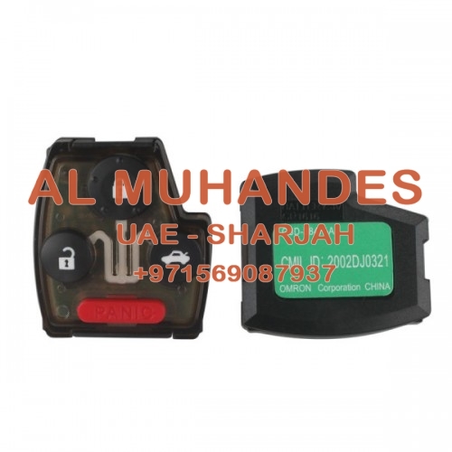 Remote Key (3+1) Button and Chip Separate ID:46 (433 MHZ) Fit ACCORD FIT CIVIC ODYSSEY For 2005-2007 Honda