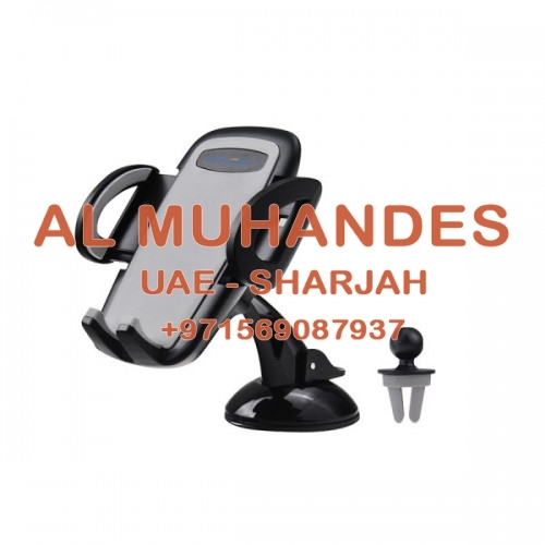 C02 3 in 1 Universal Adjustable Dashboard /Air Vent/ Windshield Car Phone Mount Holder Cradle for iPhone, Samsung, HTC, Droid, LG & Other Smartphones