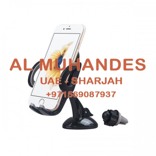 C02 3 in 1 Universal Adjustable Dashboard /Air Vent/ Windshield Car Phone Mount Holder Cradle for iPhone, Samsung, HTC, Droid, LG & Other Smartphones