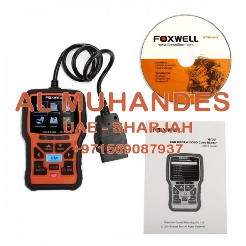 [US Ship No Tax] Foxwell NT301 CAN OBDII/EOBD Code Reader Support Multi-Languages
