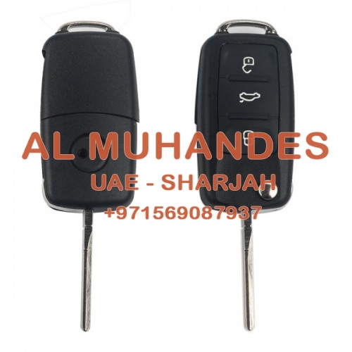 Remote Key Shell for VW 3 Button for 202AD 202H 202Q 5pcs/lot