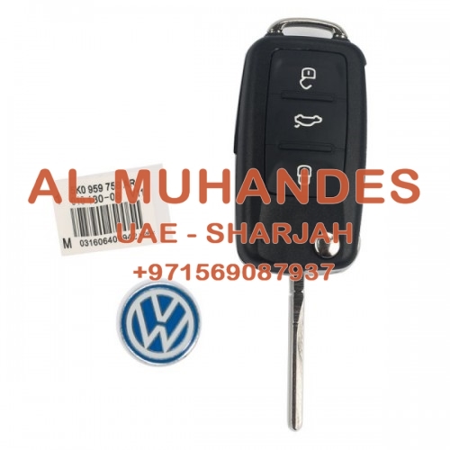 Remote Key Shell for VW 3 Button for 202AD 202H 202Q 5pcs/lot