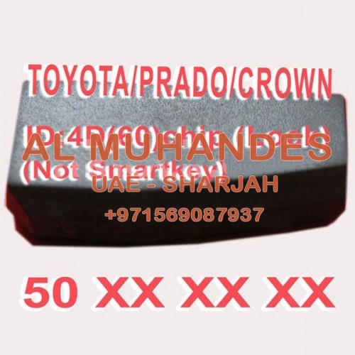 4D(60) Duplicabel Chip 50xxx (Not Smart Key) for Toyota/Prado/Crown 10pcs/lot